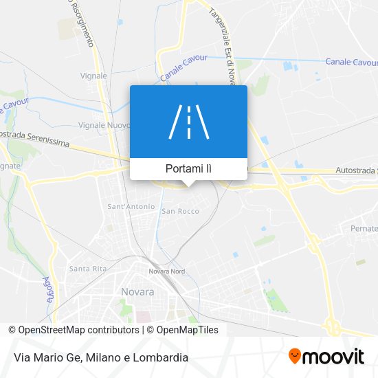 Mappa Via Mario Ge