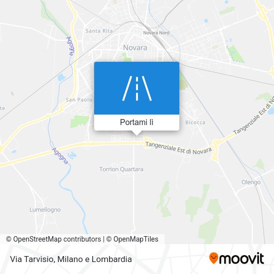 Mappa Via Tarvisio