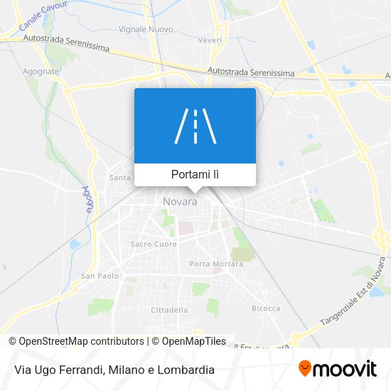 Mappa Via Ugo Ferrandi