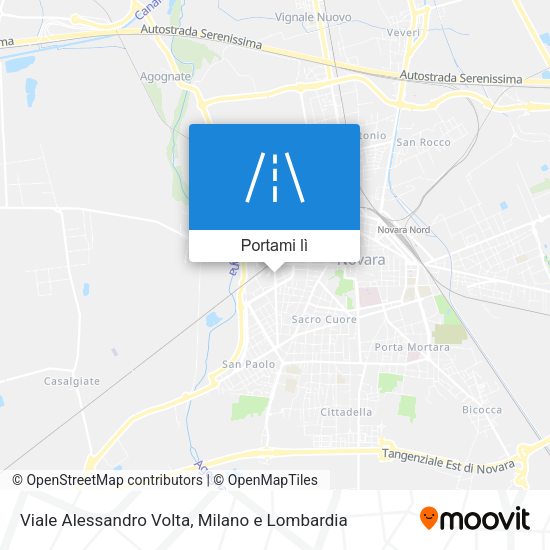 Mappa Viale Alessandro Volta