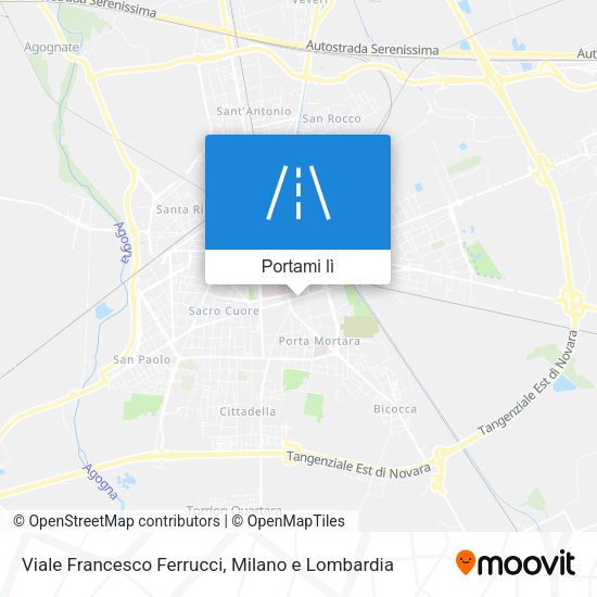Mappa Viale Francesco Ferrucci