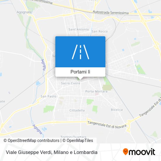 Mappa Viale Giuseppe Verdi