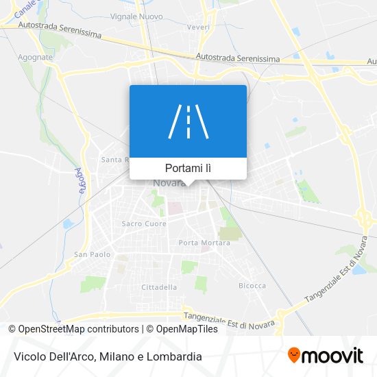Mappa Vicolo Dell'Arco