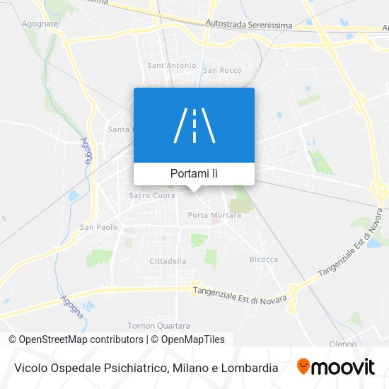 Mappa Vicolo Ospedale Psichiatrico