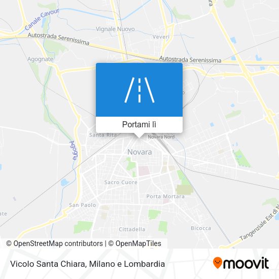 Mappa Vicolo Santa Chiara