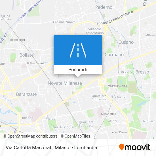 Mappa Via Carlotta Marzorati