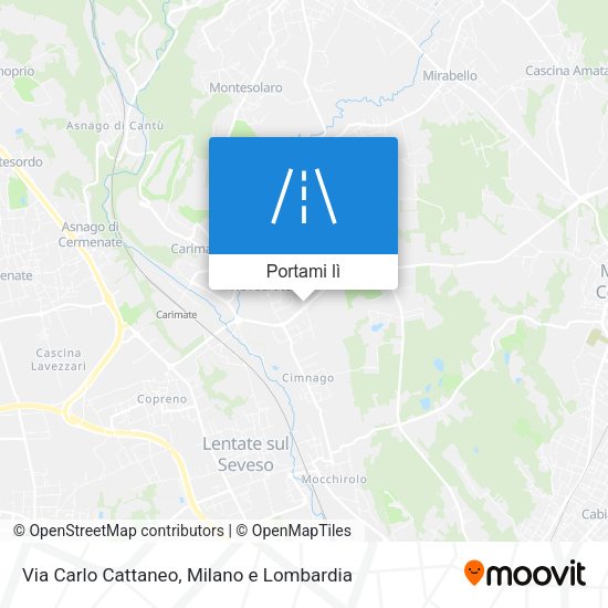 Mappa Via Carlo Cattaneo
