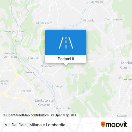 Mappa Via Dei Gelsi