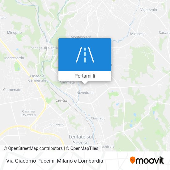 Mappa Via Giacomo Puccini