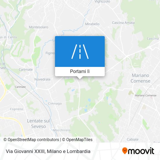Mappa Via Giovanni XXIII