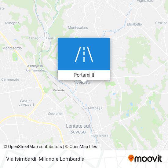 Mappa Via Isimbardi
