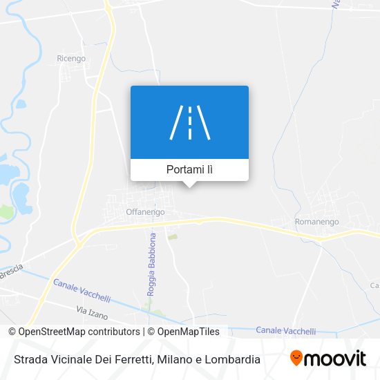 Mappa Strada Vicinale Dei Ferretti