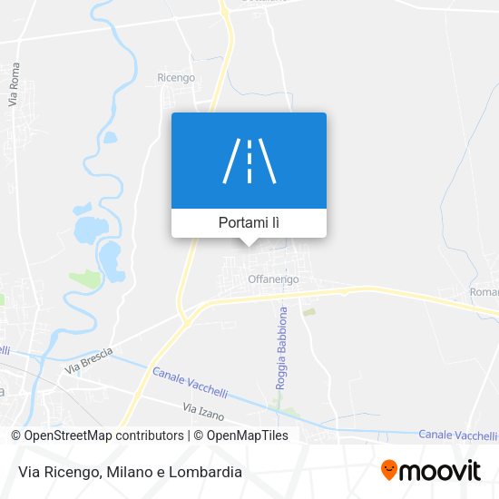 Mappa Via Ricengo