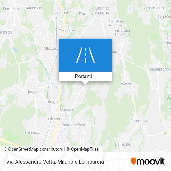 Mappa Via Alessandro Volta