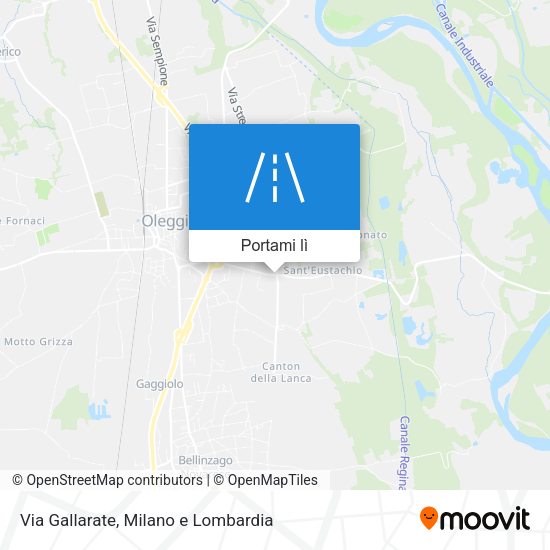 Mappa Via Gallarate
