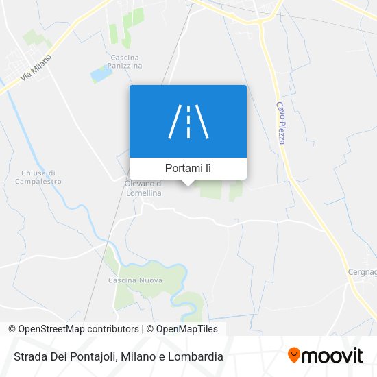 Mappa Strada Dei Pontajoli