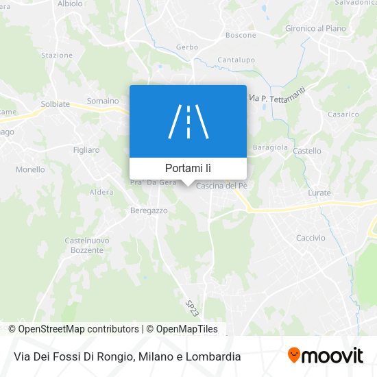 Mappa Via Dei Fossi Di Rongio