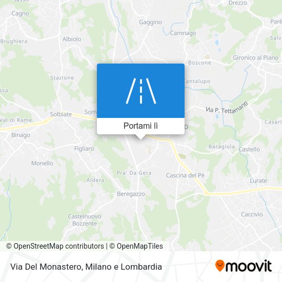 Mappa Via Del Monastero