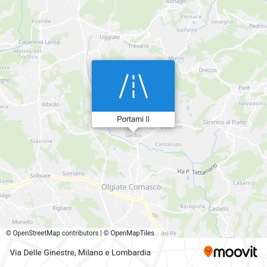 Mappa Via Delle Ginestre