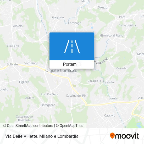 Mappa Via Delle Villette