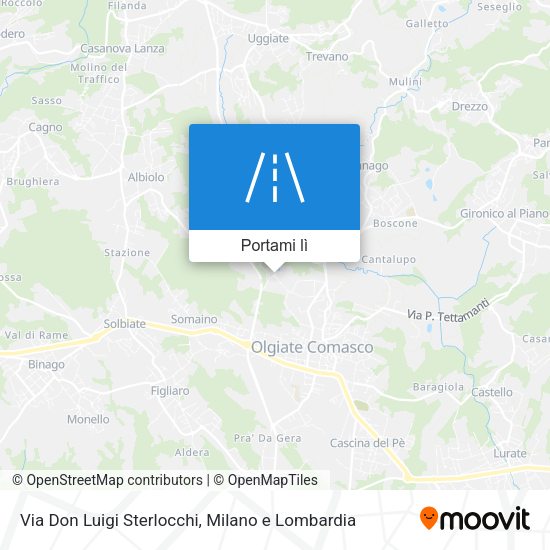 Mappa Via Don Luigi Sterlocchi