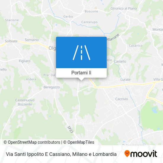 Mappa Via Santi Ippolito E Cassiano