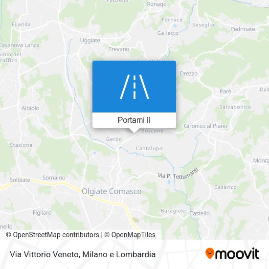 Mappa Via Vittorio Veneto