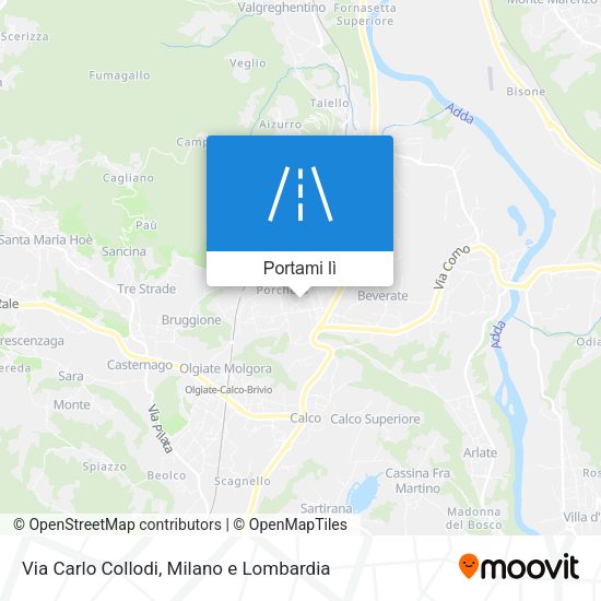 Mappa Via Carlo Collodi