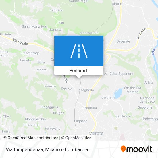 Mappa Via Indipendenza