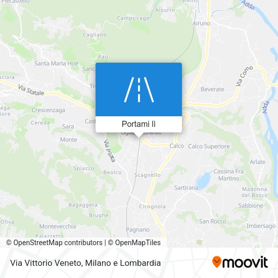 Mappa Via Vittorio Veneto