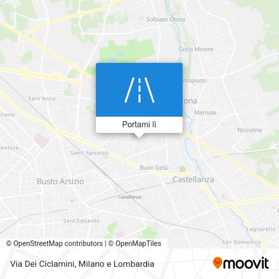 Mappa Via Dei Ciclamini
