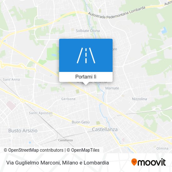 Mappa Via Guglielmo Marconi