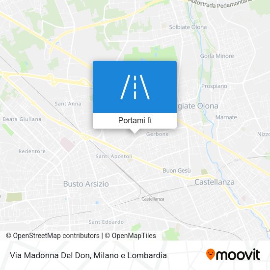 Mappa Via Madonna Del Don