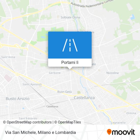 Mappa Via San Michele