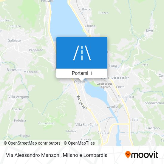 Mappa Via Alessandro Manzoni
