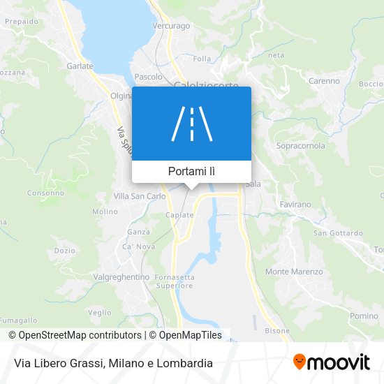 Mappa Via Libero Grassi