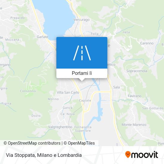 Mappa Via Stoppata