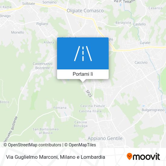 Mappa Via Guglielmo Marconi