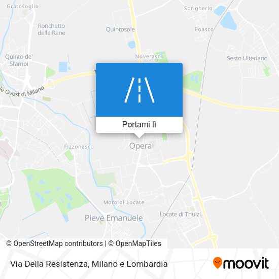 Mappa Via Della Resistenza