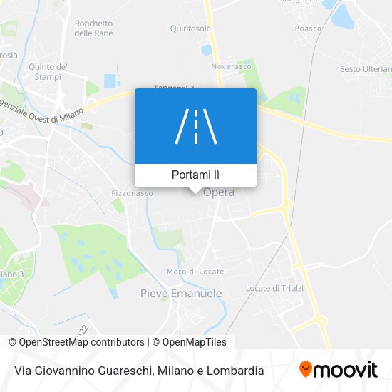 Mappa Via Giovannino Guareschi