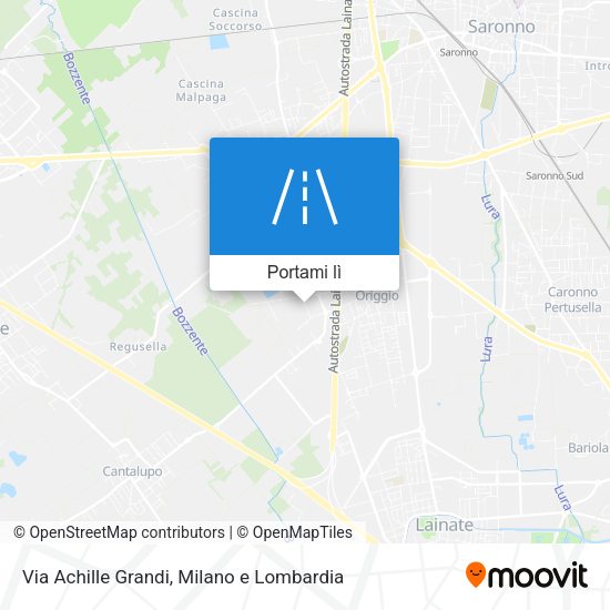 Mappa Via Achille Grandi