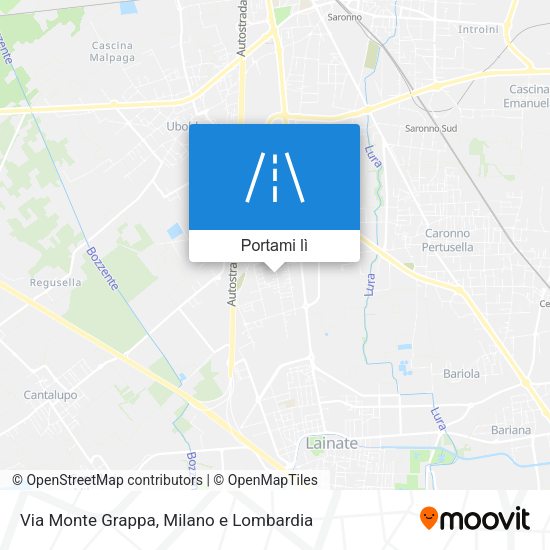 Mappa Via Monte Grappa