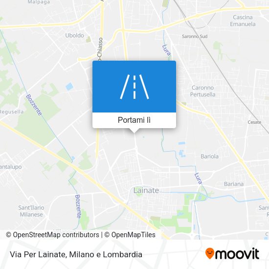 Mappa Via Per Lainate