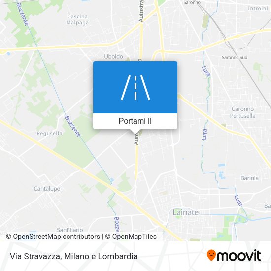 Mappa Via Stravazza