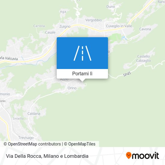 Mappa Via Della Rocca