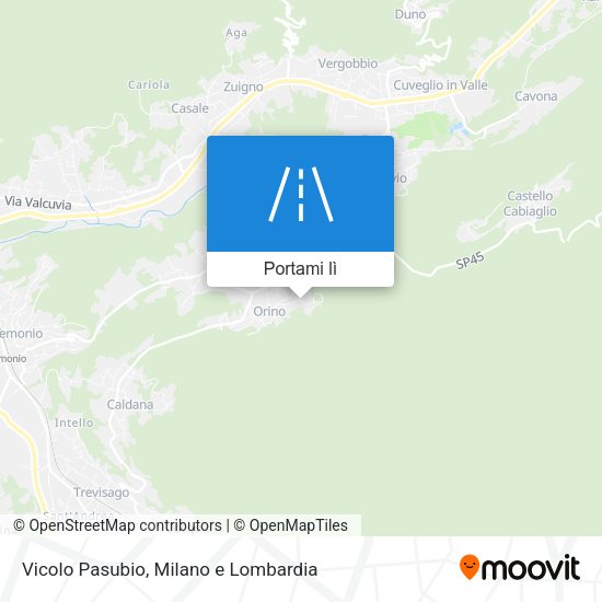 Mappa Vicolo Pasubio