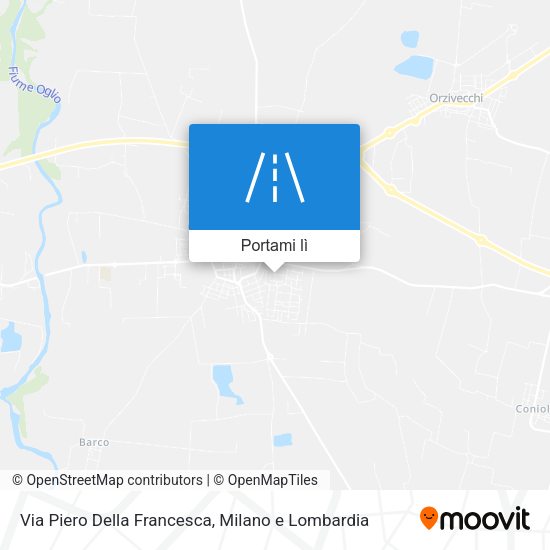 Mappa Via Piero Della Francesca