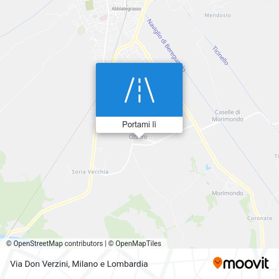 Mappa Via Don Verzini