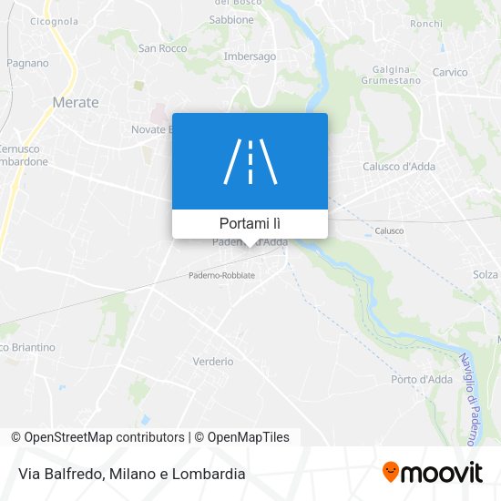 Mappa Via Balfredo