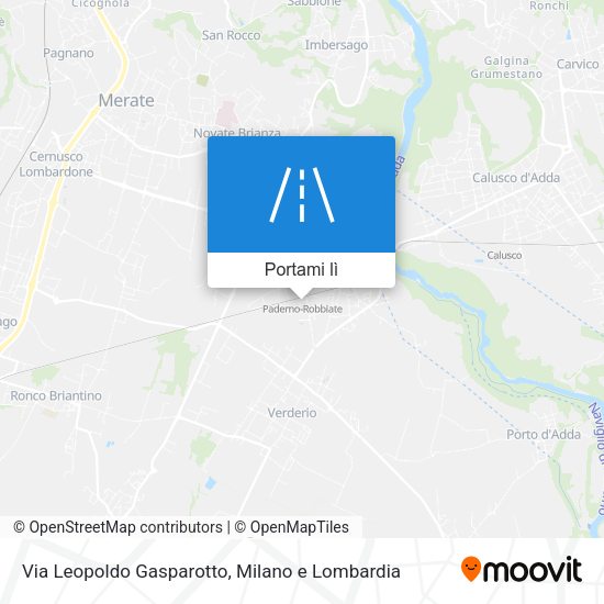 Mappa Via Leopoldo Gasparotto